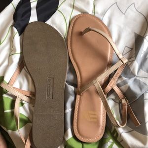 Nude sandals